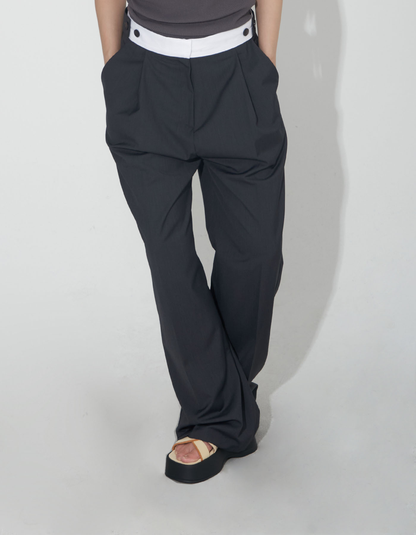 Waist line pants (2 Color)